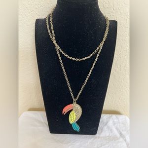 Parrot Pendant Necklace